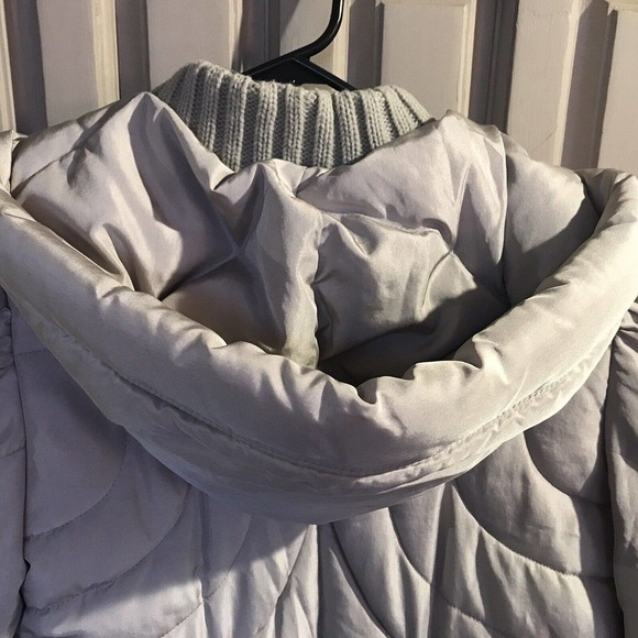 Women's Coat SzS 80% DUCK DOWN Coat Pale Lavender NWOT Quality - Picture 4 of 10